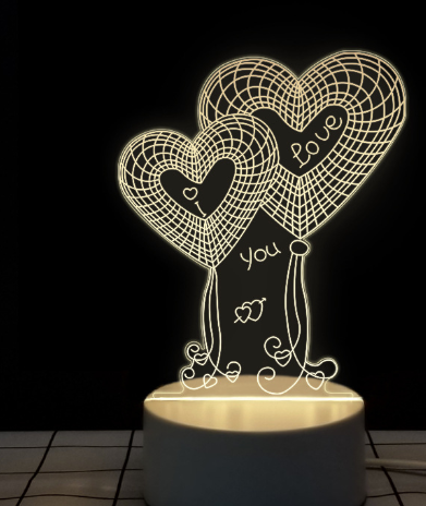 3D Table Night Lamp